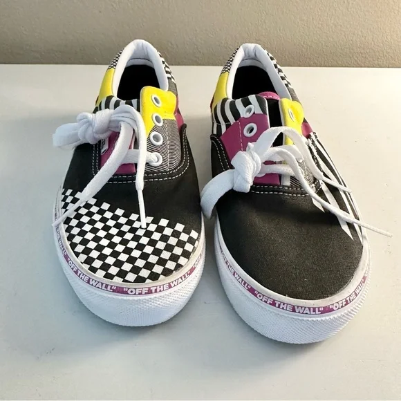 Vans Juxtapose Brand New 90’s style Canvas Shoe Youth 3 Brand New - Picture 5 of 9